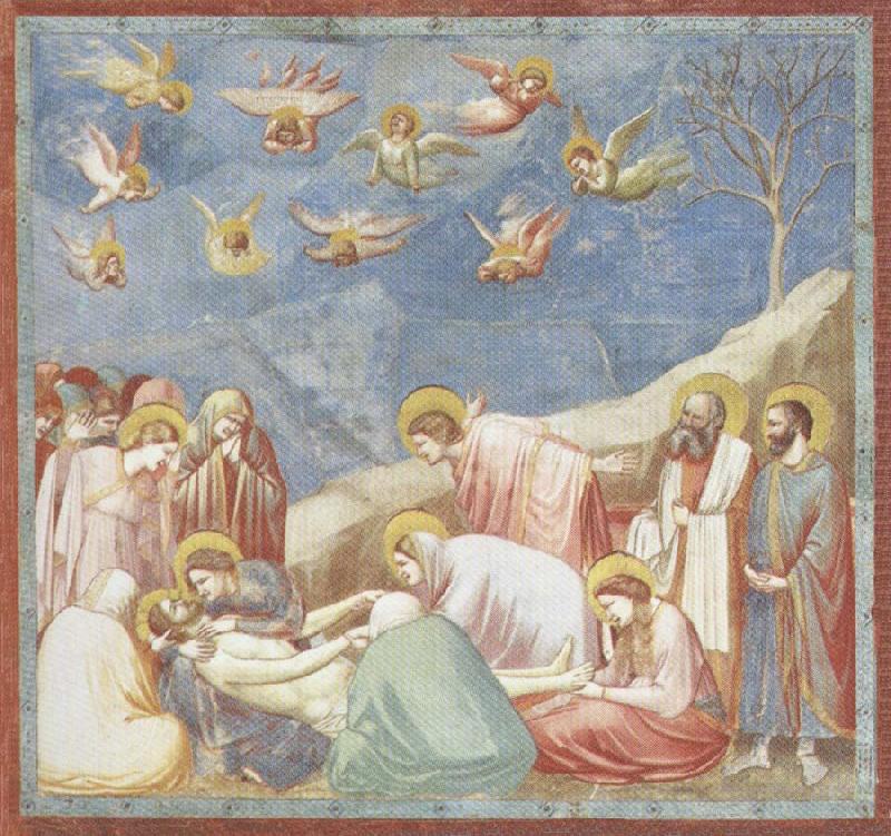 GIOTTO di Bondone Lamentation over the Dead Christ china oil painting image